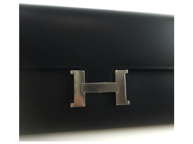 Hermès Borsa a tracolla Constance Long Wallet Nero - vista 2