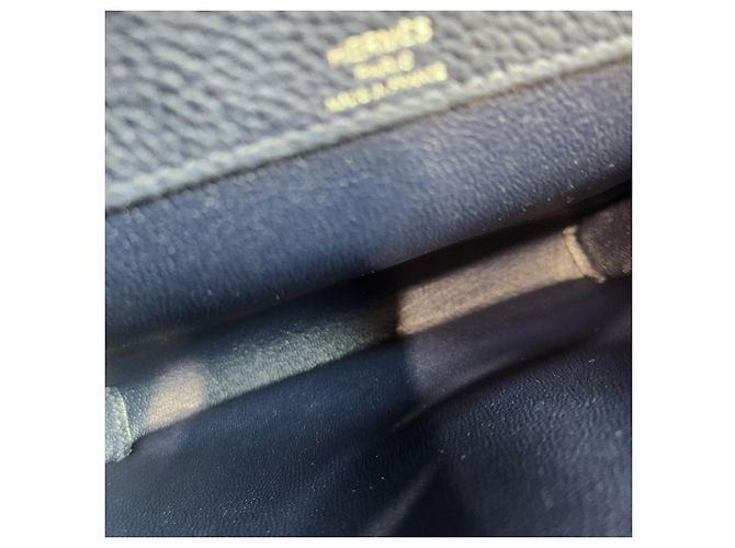 Hermès Borsa Clutch Depeche Kelly Nero - vista 5