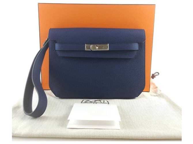 Hermès Borsa Clutch Depeche Kelly Nero - vista 6