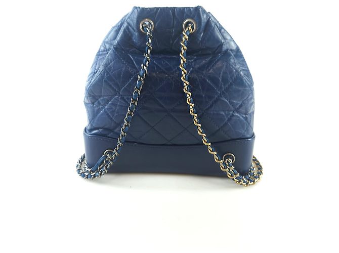 Chanel Mochila Gabrielle Azul - vista 3