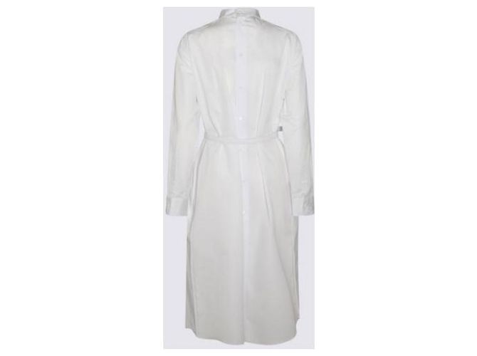Fendi Weißes Popeline-Kleid - Ansicht 7