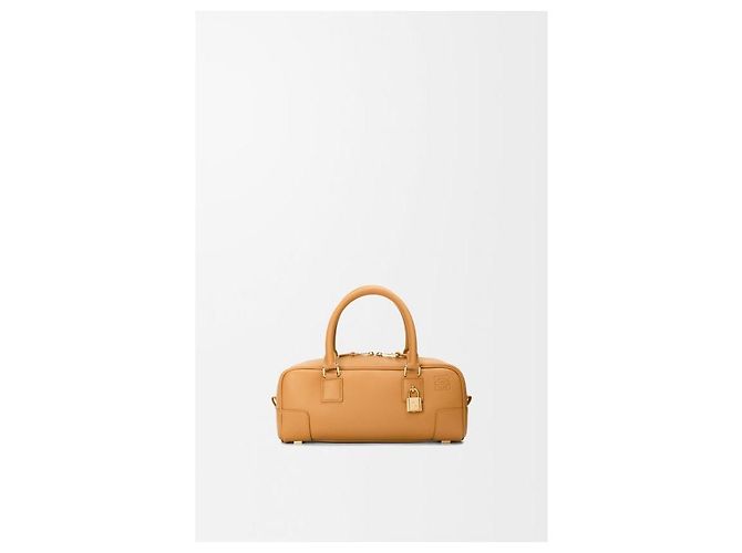 Loewe Borsa Cropped Amazona in pelle di vitello Napa Arancione - vista 4