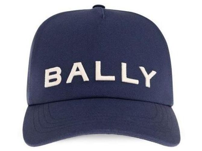 Bally Cappellino con logo ricamato Blu - vista 4