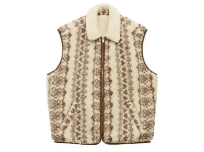 Isabel Marant Shearling-Weste Orange - Ansicht 4