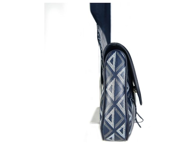 Saddle Dior Borsa a sella con diamante Blu - vista 2