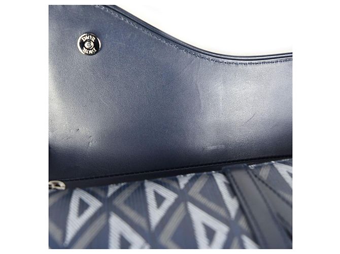 Saddle Dior Borsa a sella con diamante Blu - vista 5