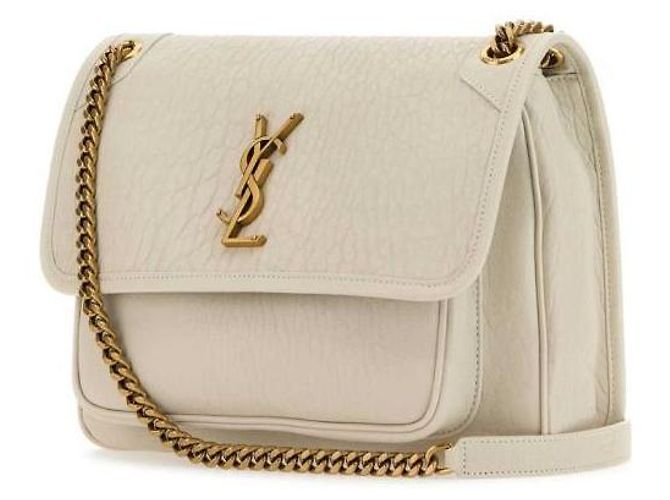 Saint Laurent Borsa a Spalla Media AACYT Bianco - vista 4