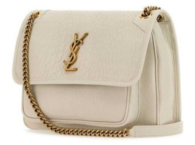 Saint Laurent Borsa a Spalla Media AACYT Bianco - vista 5