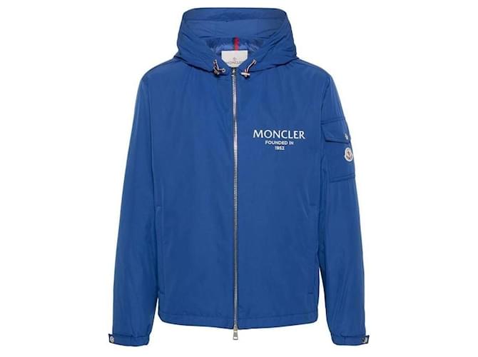 Moncler Giacca Corta Blu - vista 4