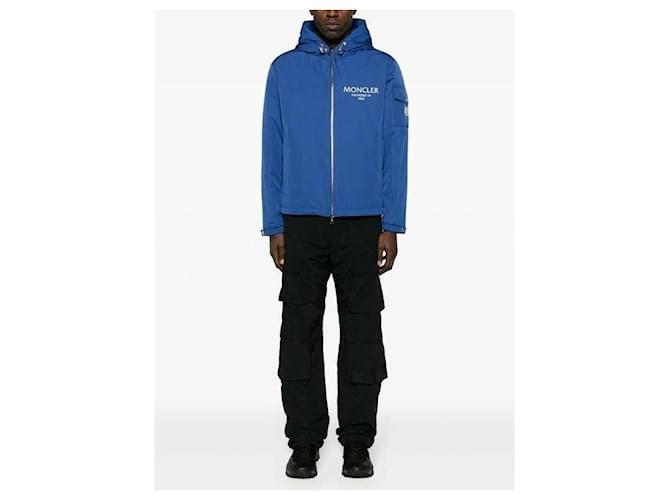 Moncler Giacca Corta Blu - vista 5