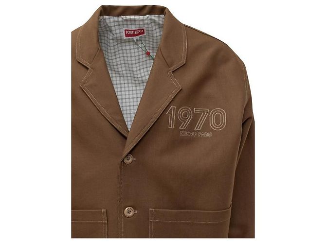 Kenzo Chaqueta de trabajo bordada Archive - vista 6