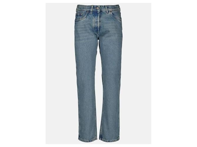 Prada Jeans de denim de cinco bolsillos Azul - vista 4