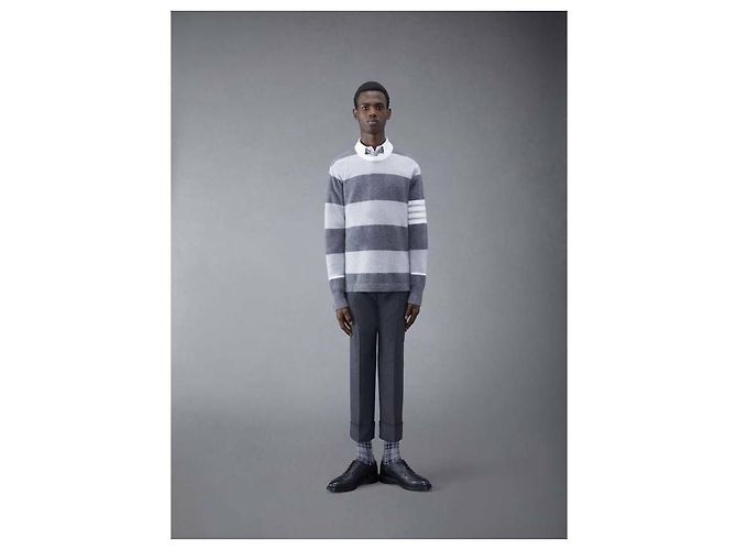 Thom Browne Wollpullover mit Streifen - vue 4
