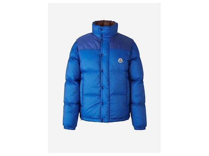 Moncler Reversible Short Down Jacket Blue - view 4