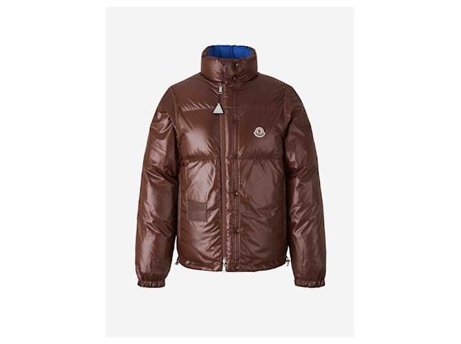 Moncler Reversible Short Down Jacket Blue - view 5