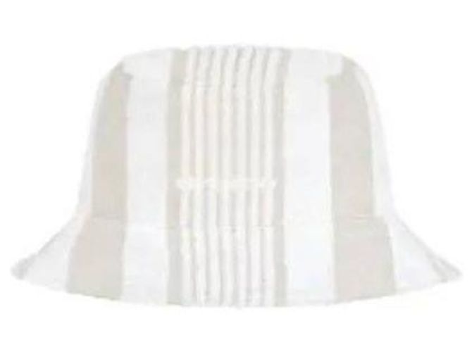 Givenchy Cappello bucket in cotone spugna a righe Argento - vista 4