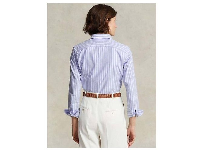 Ralph Lauren Camicia Oxford con ricamo del logo pony Bianco - vista 6
