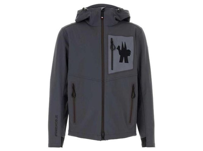 Moncler Cormet Hooded Shell Jacket Black - view 4