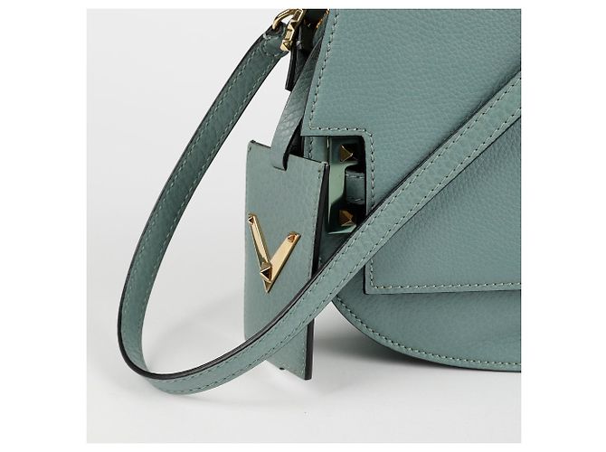 Valentino Rockstud runde Satteltasche Grün - Ansicht 2
