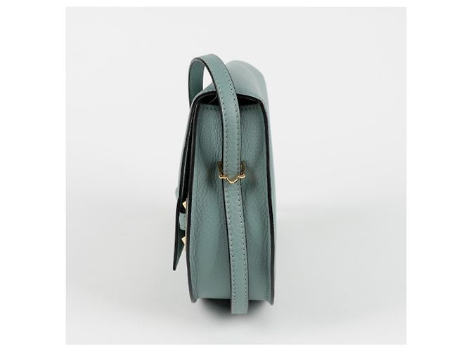 Valentino Rockstud runde Satteltasche Grün - Ansicht 3