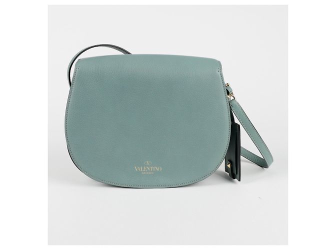 Valentino Rockstud runde Satteltasche Grün - Ansicht 4