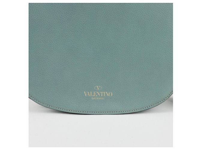 Valentino Rockstud runde Satteltasche Grün - Ansicht 5
