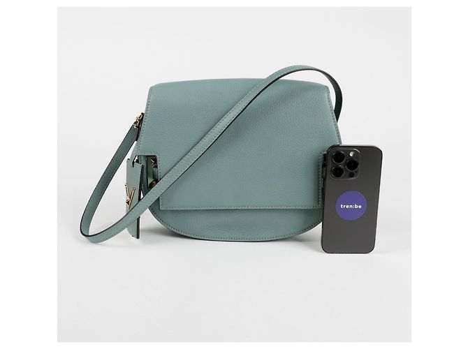 Valentino Rockstud runde Satteltasche Grün - Ansicht 8