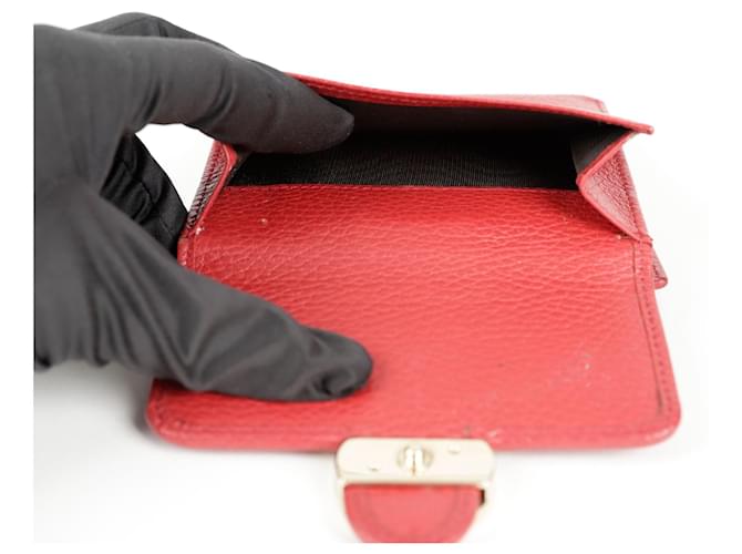 Gucci Portafoglio Interlocking Rosso - vista 14