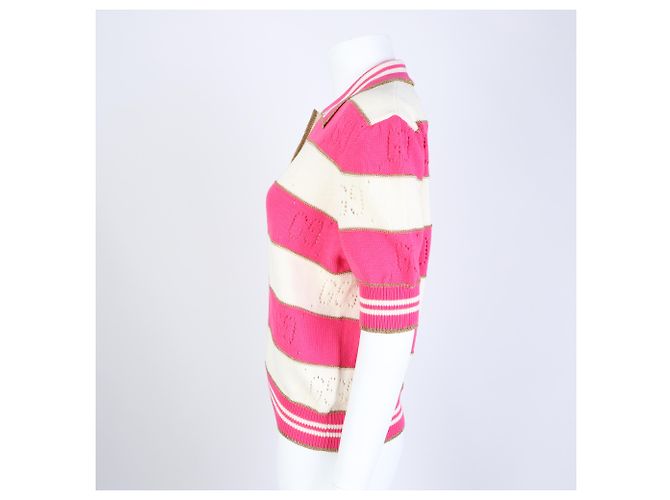 Maglietta a maniche corte in maglia Gucci - vista 2