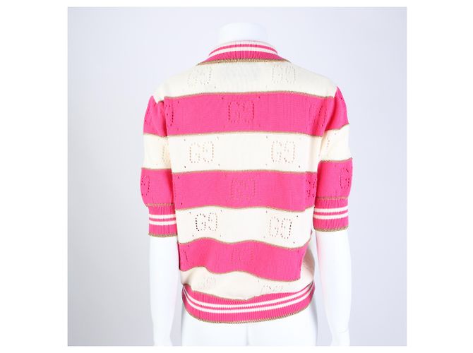 Maglietta a maniche corte in maglia Gucci - vista 3
