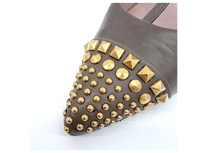 Gucci Studded Strap Shoes - vista 5