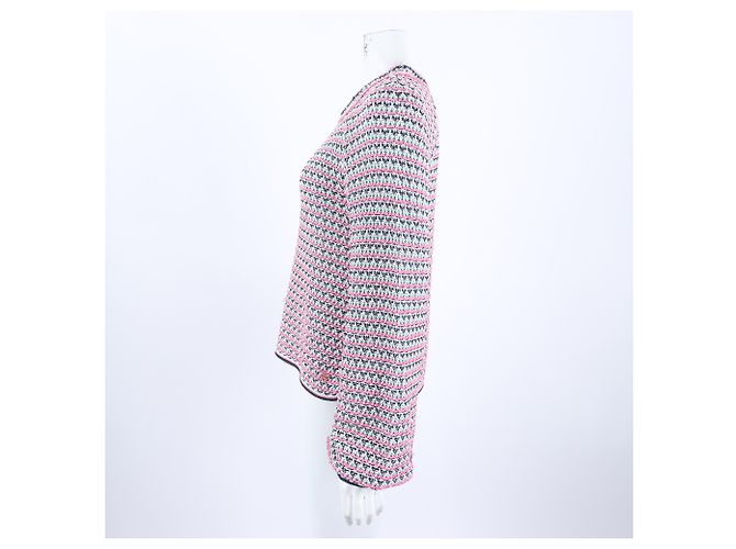 Chanel Suéter de Manga Larga de Punto Multicolor - vista 2