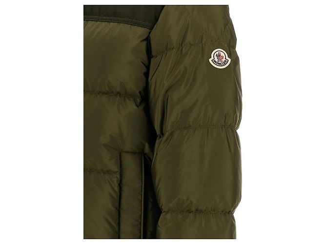 Moncler Virolais Short Down Jacket Black - view 7