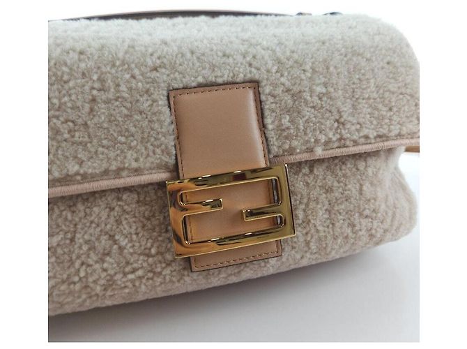 Fendi Shearling Multi-Baguette Tote Bag mit Schultergurt - Ansicht 4