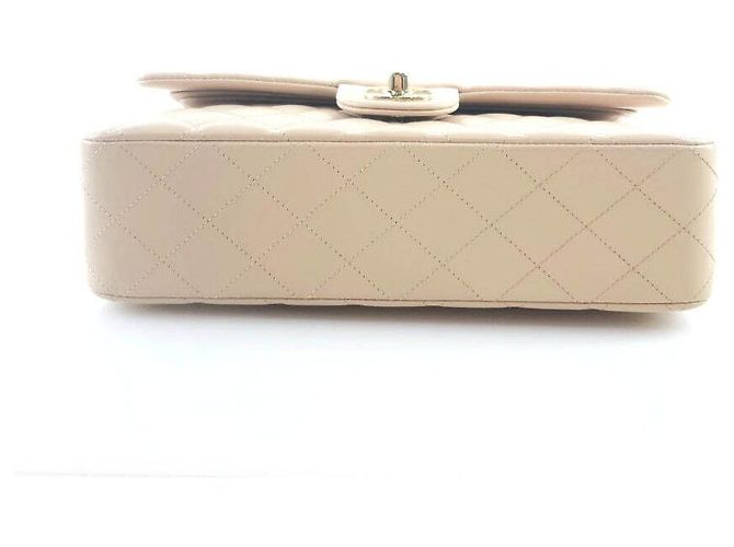 Chanel Borsa a spalla in pelle di agnello classica Arancione - vista 5