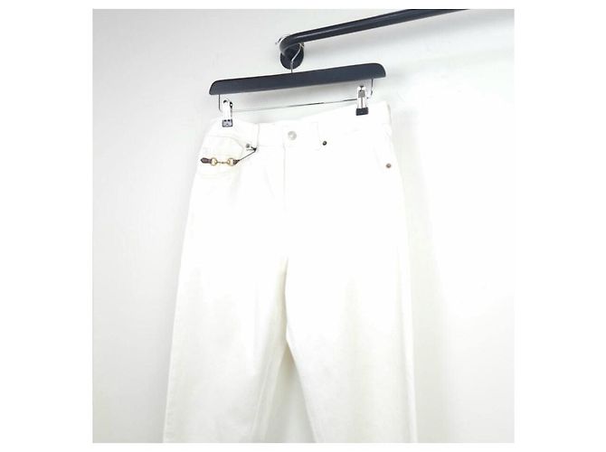 Gucci Horsebit-Hosen Silber - Ansicht 2