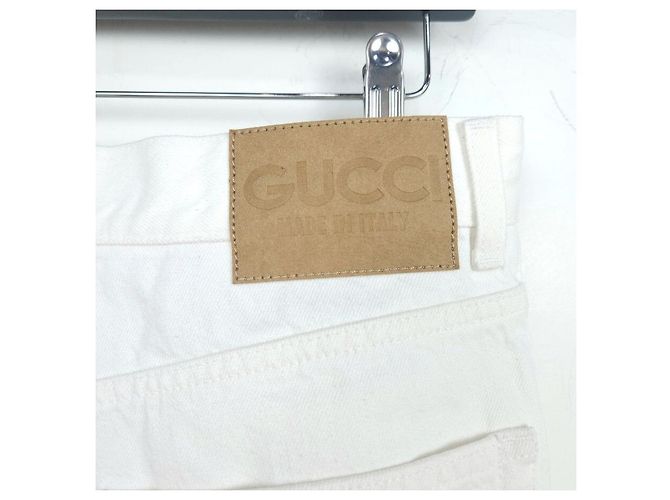 Gucci Horsebit-Hosen Silber - Ansicht 6