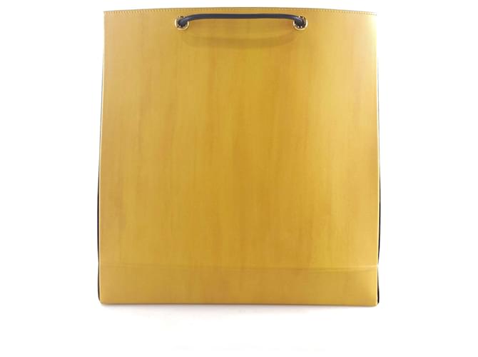 Fendi Einkaufstasche mit Logo Golden - Ansicht 3