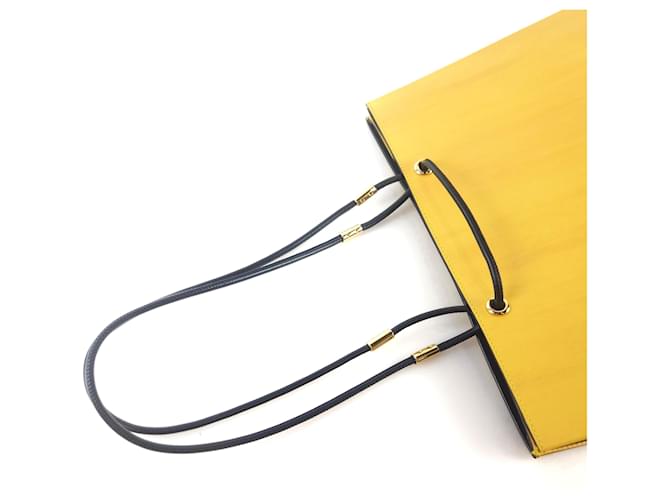 Fendi Einkaufstasche mit Logo Golden - Ansicht 5
