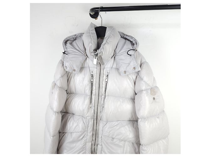 Moncler Cappotto imbottito Alix Forest Argento - vista 2