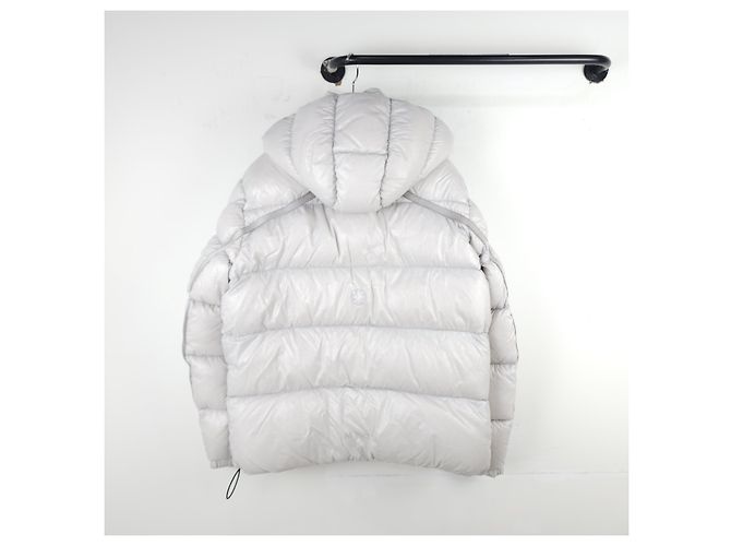 Moncler Cappotto imbottito Alix Forest Argento - vista 3
