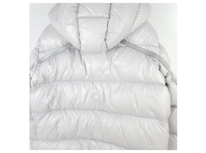 Moncler Cappotto imbottito Alix Forest Argento - vista 4