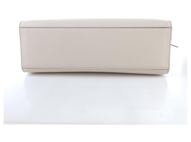 Fendi Borsa Tote Go To con logo Bianco - vista 4