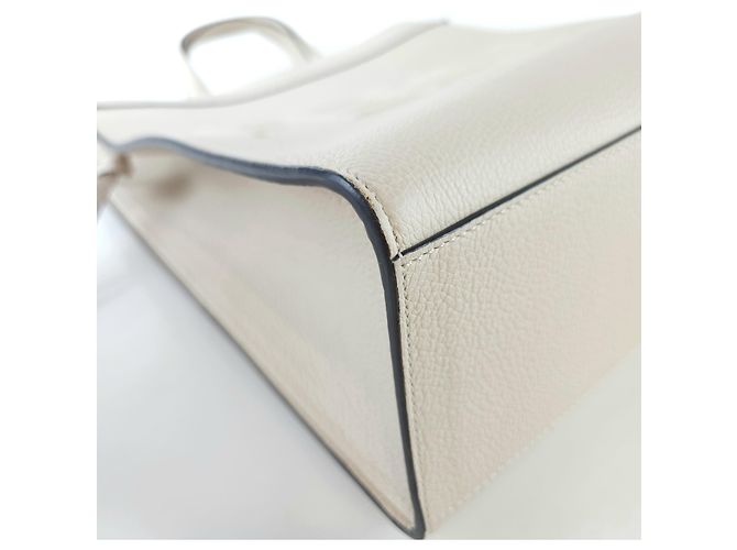Fendi Borsa Tote Go To con logo Bianco - vista 5