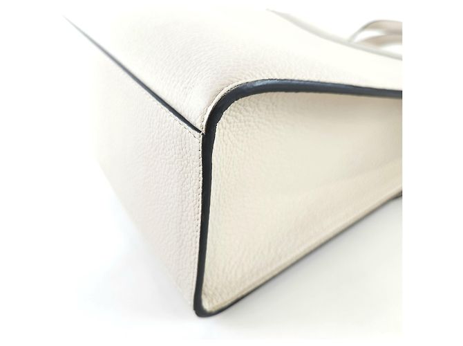 Fendi Borsa Tote Go To con logo Bianco - vista 6