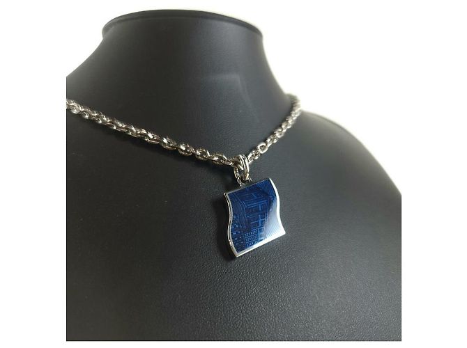 Hermès Collar con Colgante de Encanto Negro - vista 4