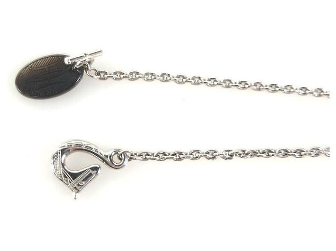 Hermès Collar con Colgante de Encanto Negro - vista 6