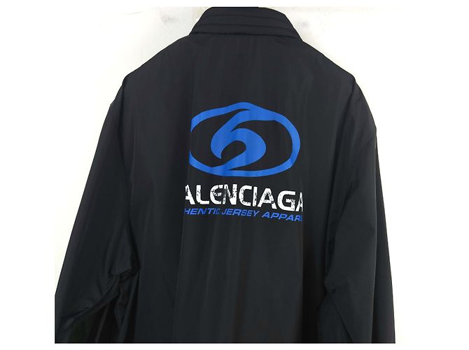 Balenciaga Chaqueta corta de viento con logo Negro - vista 5