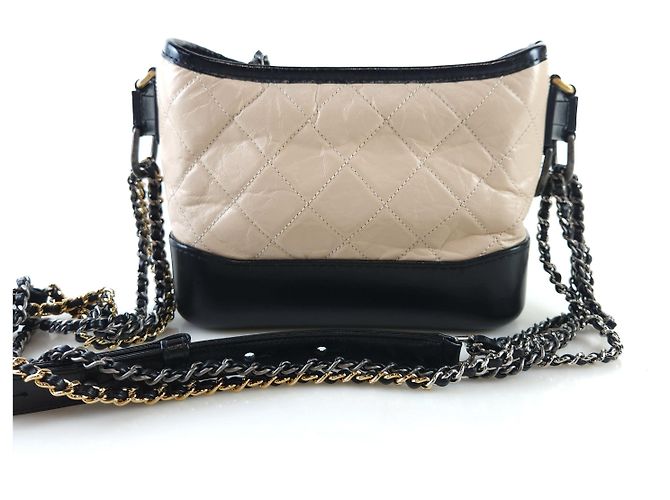 Chanel Borsa Hobo Gabrielle Borsa a Spalla Borsa Crossbody Arancione - vista 4