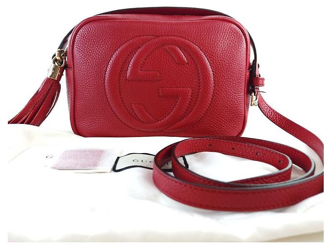 Gucci Soho Interlocking Umhängetasche Rot - Ansicht 7